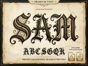Sam Font Design Projects & Creative Applications