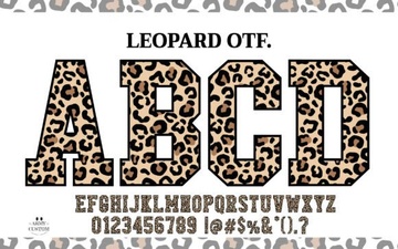 Leopard Varsity Font: Retro Designs & Creative Projects