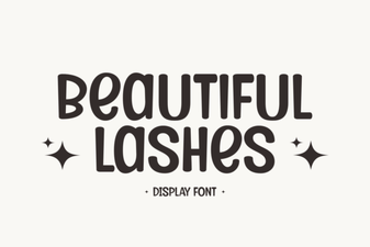 Beautiful Lash Font Design Styles & Examples
