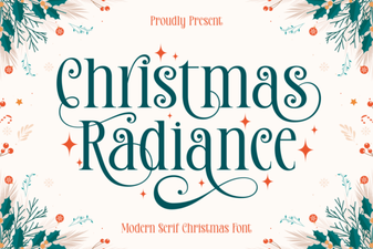 Christmas Radiance Font Design Projects & Ideas