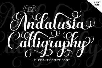 Craft Projects with Andalusia Calligraphy Fonts