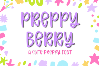 Preppy Berry Font for Web Projects & Design