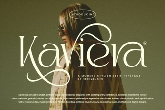 Kaviera Font: a Modern Display Typeface