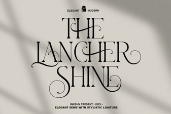 The Lancher Shine Font: Design Value & Creative Uses
